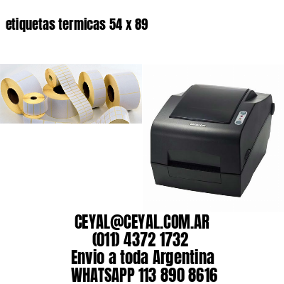 etiquetas termicas 54 x 89