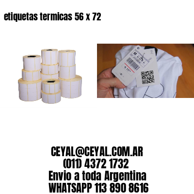 etiquetas termicas 56 x 72