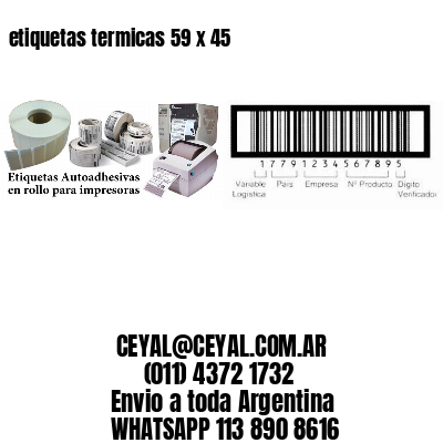 etiquetas termicas 59 x 45