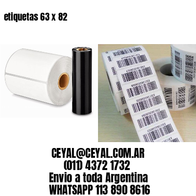 etiquetas 63 x 82