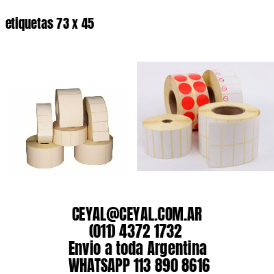etiquetas 73 x 45