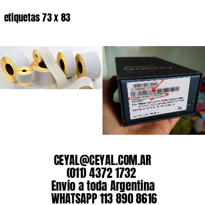 etiquetas 73 x 83