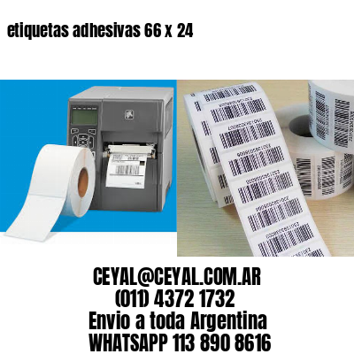 etiquetas adhesivas 66 x 24