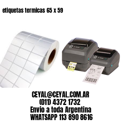etiquetas termicas 65 x 59