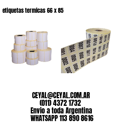 etiquetas termicas 66 x 85