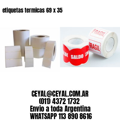 etiquetas termicas 69 x 35