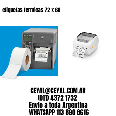 etiquetas termicas 72 x 60