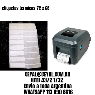 etiquetas termicas 72 x 68