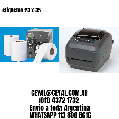 etiquetas 23 x 35