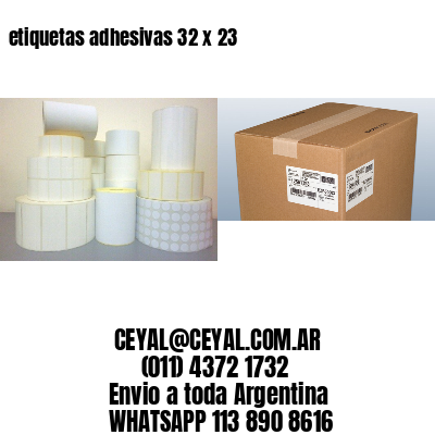 etiquetas adhesivas 32 x 23