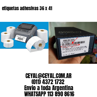 etiquetas adhesivas 36 x 41