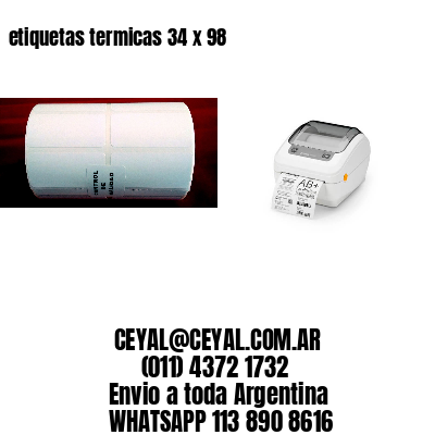etiquetas termicas 34 x 98