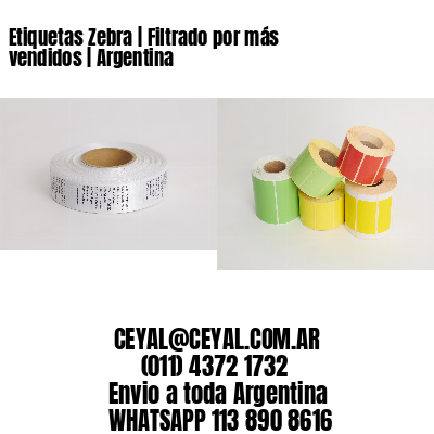 Etiquetas Zebra | Filtrado por más vendidos | Argentina