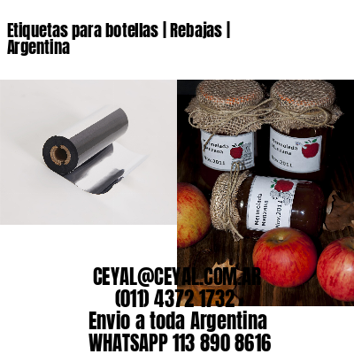 Etiquetas para botellas | Rebajas | Argentina