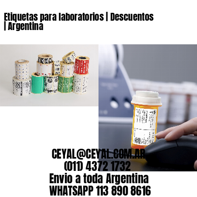 Etiquetas para laboratorios | Descuentos | Argentina