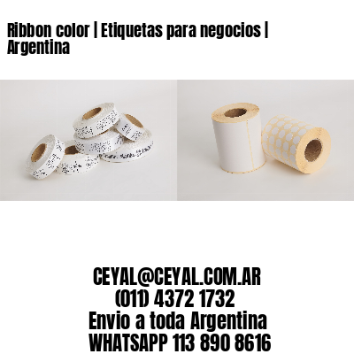 Ribbon color | Etiquetas para negocios | Argentina