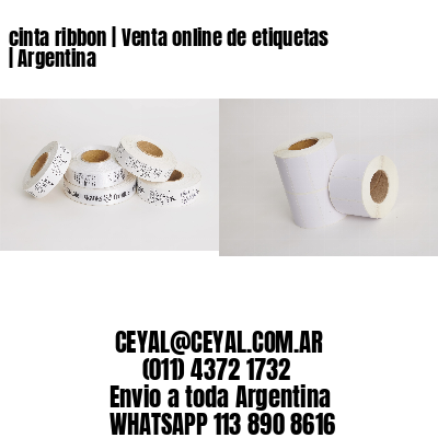 cinta ribbon | Venta online de etiquetas | Argentina