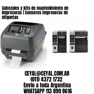 Cabezales y kits de mantenimiento de impresoras | Sensores impresoras de etiquetas