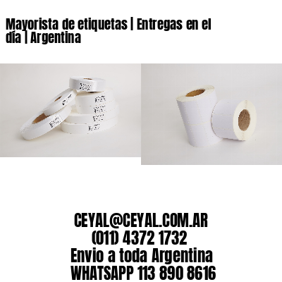 Mayorista de etiquetas | Entregas en el día | Argentina