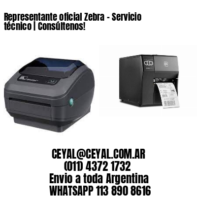 Representante oficial Zebra – Servicio técnico | Consúltenos!