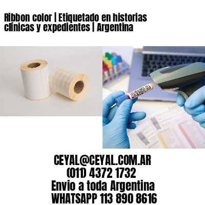 Ribbon color | Etiquetado en historias clínicas y expedientes | Argentina