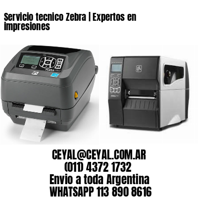 Servicio tecnico Zebra | Expertos en impresiones