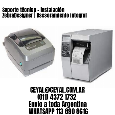 Soporte técnico – instalación ZebraDesigner | Asesoramiento integral