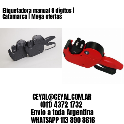 Etiquetadora manual 8 dígitos | Catamarca | Mega ofertas