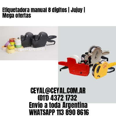 Etiquetadora manual 8 dígitos | Jujuy | Mega ofertas