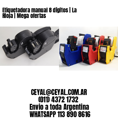 Etiquetadora manual 8 dígitos | La Rioja | Mega ofertas