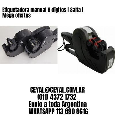 Etiquetadora manual 8 dígitos | Salta | Mega ofertas