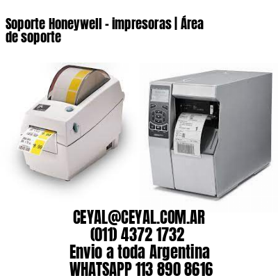 Soporte Honeywell – impresoras | Área de soporte