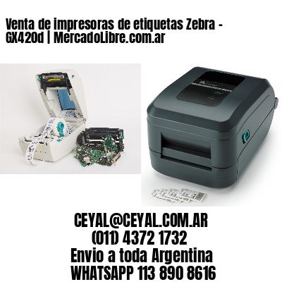 Venta de impresoras de etiquetas Zebra – GX420d | MercadoLibre.com.ar