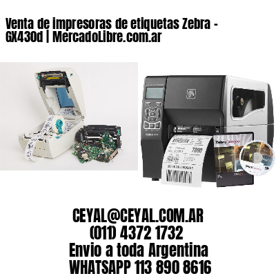 Venta de impresoras de etiquetas Zebra – GX430d | MercadoLibre.com.ar