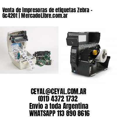 Venta de impresoras de etiquetas Zebra – Gc420t | MercadoLibre.com.ar