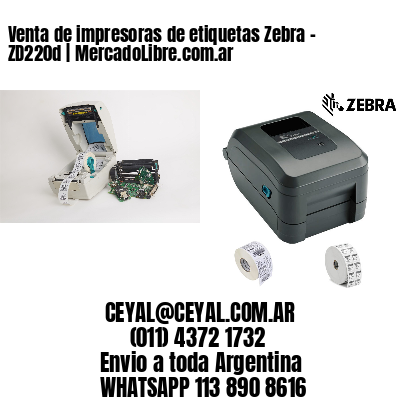 Venta de impresoras de etiquetas Zebra – ZD220d | MercadoLibre.com.ar