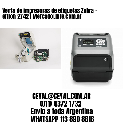 Venta de impresoras de etiquetas Zebra – eltron 2742 | MercadoLibre.com.ar