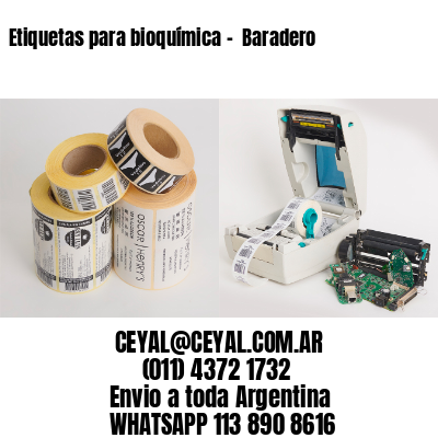 Etiquetas para bioquímica –  Baradero