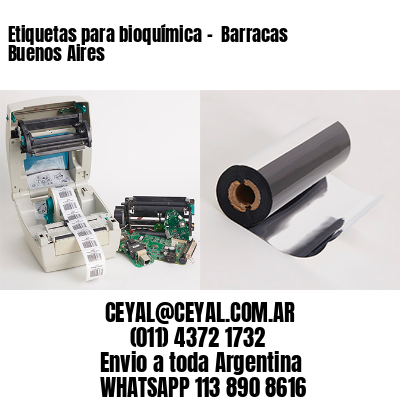 Etiquetas para bioquímica –  Barracas  Buenos Aires