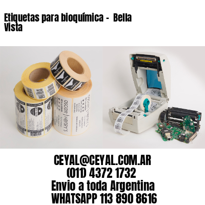Etiquetas para bioquímica –  Bella Vista