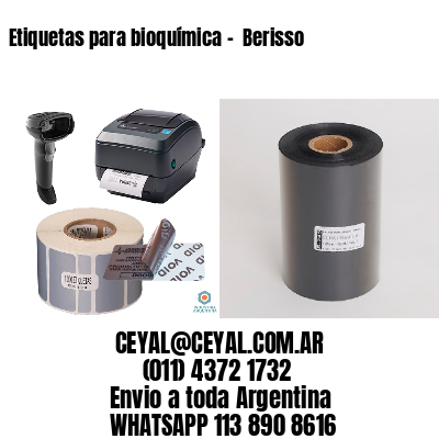 Etiquetas para bioquímica –  Berisso