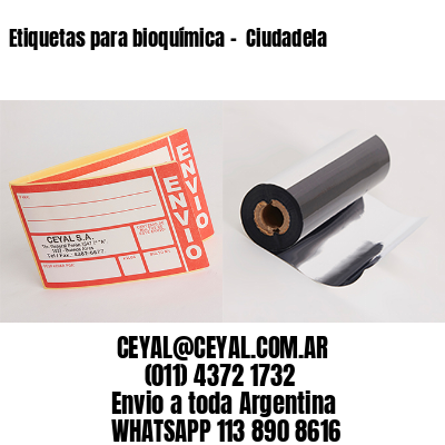 Etiquetas para bioquímica –  Ciudadela