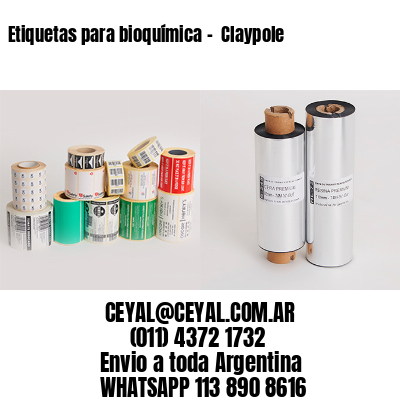 Etiquetas para bioquímica –  Claypole
