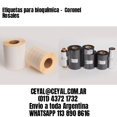 Etiquetas para bioquímica –  Coronel Rosales