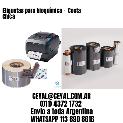Etiquetas para bioquímica –  Costa Chica