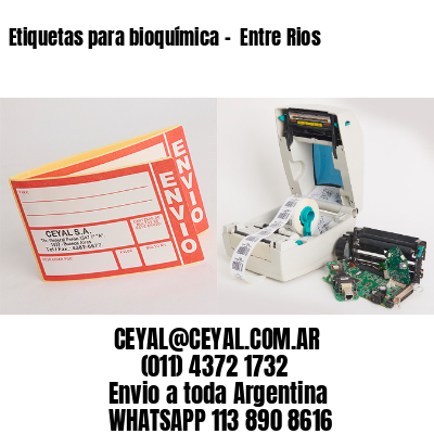 Etiquetas para bioquímica –  Entre Rios