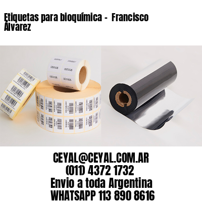 Etiquetas para bioquímica –  Francisco Álvarez