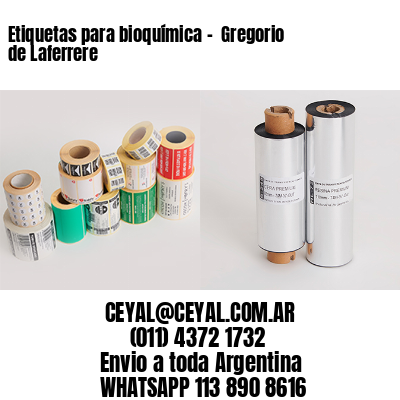 Etiquetas para bioquímica –  Gregorio de Laferrere