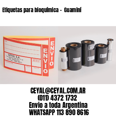 Etiquetas para bioquímica –  Guaminí