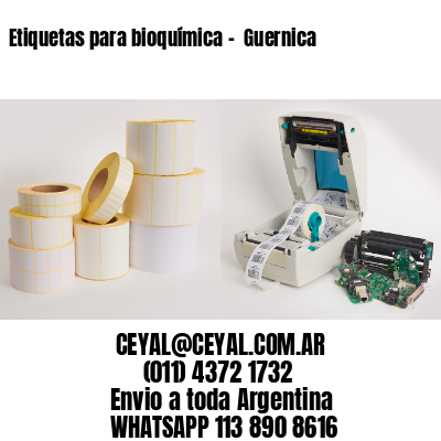 Etiquetas para bioquímica –  Guernica